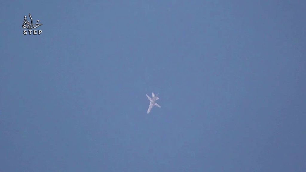 شاهد تحليق للطيران الروسي في سماء ريف حلب الشمالي يوم أمس