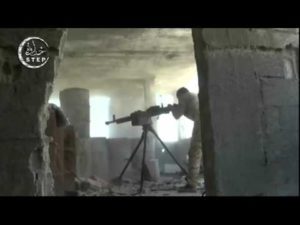 شاهد استهداف الجيش الحر لقوات النظام على أطراف حي جوبر في “دمشق”