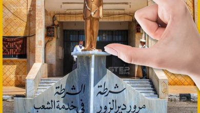 تمثال لحافظ الأسد بدير الزور !
