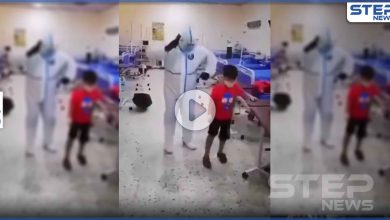 بالفيديو|| رقص من القلب.. طفل عراقي يرقص بطريقة لافتة في المستشفى بعد شفائه من كورونا