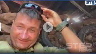 بالفيديو|| لحظة استهداف دشمة الإعلامي الروسي أوليغ بلوخين الذي يرافق قوات النظام السوري في إدلب