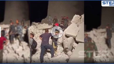 بالفيديو|| انهيار مبنى سكني في مدينة حلب وأنباء عن مصرع 4 أشخاص