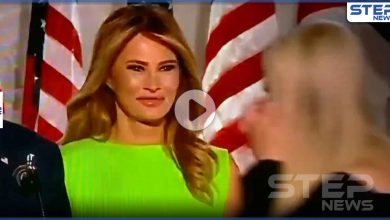 بالفيديو|| ردة فعل غريبة لزوجة الرئيس الأمريكي ميلانيا ترامب عند رؤيتها ابنته إيفانكا بمؤتمر الحزب الجمهوري