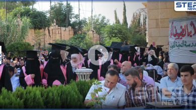حفل تكريم للطلاب المتفوقين بشهادتي التعليم الإعدادية والثانوية في مدينة بنش شرق إدلب