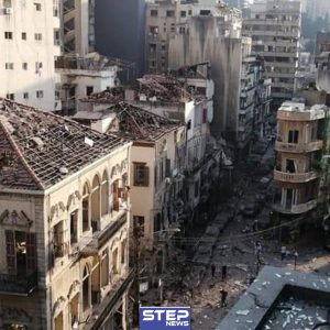 آثار الانفجار الذي هز العاصمة اللبنانية بيروت