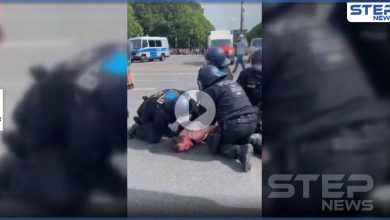 بالفيديو|| الشرطة الألمانية تعنف امرأة حامل وسط شوارع برلين.. وصرخاتها تثير ضجة