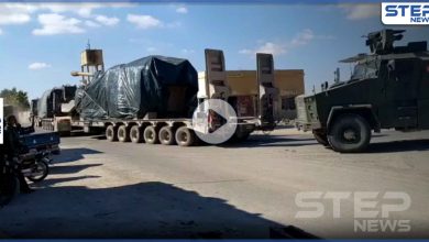 بالفيديو|| تعزيزات عسكرية تركية ضخمة تضم مدافع وعربات ثقيلة تدخل إدلب.. فما أهدافها
