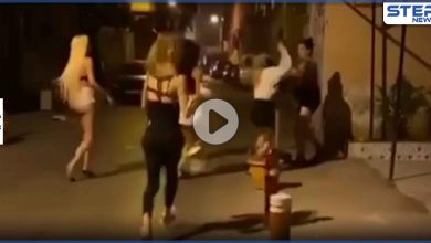 بالفيديو|| ضرب وعراك بالأيدي بين متحولين جنسياً في أزمير التركية