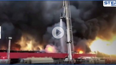 بالفيديو|| اندلاع حريق هائل في سوق مركزي بالعاصمة الكويتية واستمرار البحث عن مفقودين