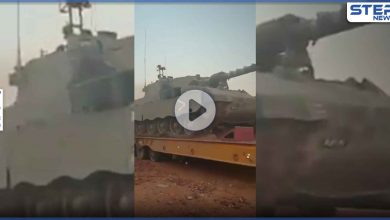 بالفيديو|| انقلاب دبابة إسرائيلية "ميركافا" رأساً على عقب في غور الأردن