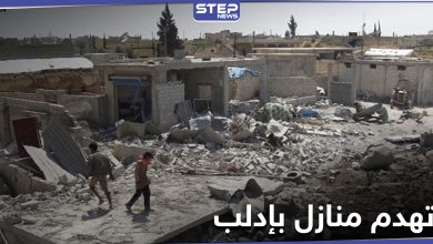 ضحايا مدنيين بتهدم منازل على رؤوسهم جرّاء قصف سابق للنظام السوري على إدلب