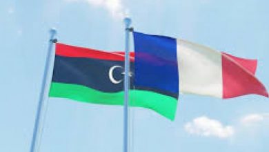 علم ليبيا وفرنسا
