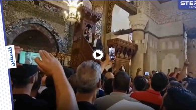 بالفيديو|| مصلون بالأقصى يهاجمون مفتي القدس.. والأوقاف تعلّق على الحادثة