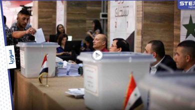 بالفيديو والصور|| مشاهد طريفة من الانتخابات الرئاسية السورية والموضة الجديدة الانتخاب بدم القلب