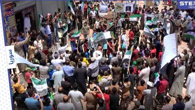 مظاهرات في شمال إدلب تطالب بإسقاط النظام السوري ورفضاً للانتخابات الرئاسية