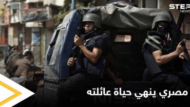 رجل مصري يقوم بفعل خطير