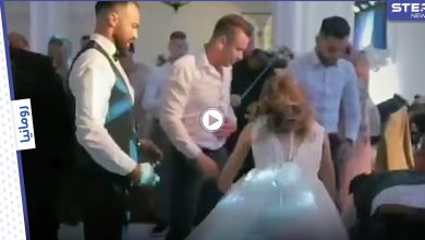 بالفيديو|| الكاميرا تلتقط لحظات مروّعة أثناء إصابة عريس بالشلل خلال زفافه وردة فعل العروس