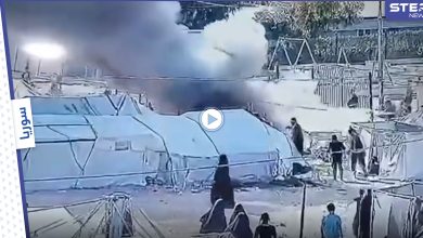 بالفيديو || نساء "داعش" الأوروبيات يفتعلن الحرائق في مخيم روج بريف الحسكة للفت الانتباه