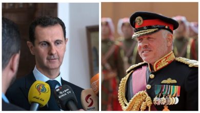 العاهل الأردني يتلقى اتصالاً من بشار الأسد تناول تعزيز التعاون