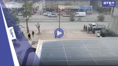 بالفيديو || قائد فصيل موالي لأنقرة يسبب حالة هلع كبيرة في عفرين