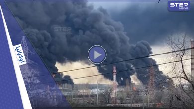 بالفيديو||بضربات من البحر والجو.. القوات الروسية تدمر مصفاة نفط أوديسا وسلسلة انفجارات تهز المدينة