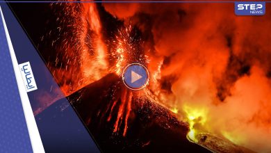 شاهد|| نوافير من الحمم البركانية.. ثوران جديد لبركان إتنا بإيطاليا