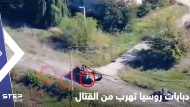 بالفيديو|| دبابة روسية "هاربة" من ساحة المعركة تسقط جنودها وتصطدم بشجرة وأوكرانيا تتقدم بـ"الهجوم المضاد"