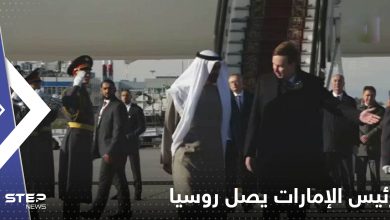 رئيس الإمارات الشيخ محمد بن زايد يصل روسيا