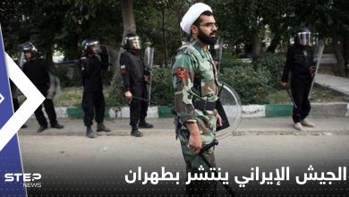 بالفيديو|| الجيش الإيراني بدأ الانتشار في العاصمة طهران.. وقوات الأمن تهاجم امرأة حامل