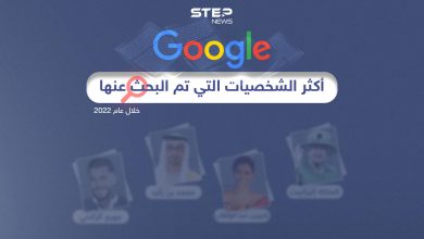 تعرّف على حصاد جوجل لأكثر الشخصيات التي تم البحث عنها في المنطقة العربية لعام 2022
