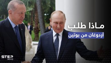 أردوغان يكشف عن طلب تقدم به إلى بوتين في سوريا