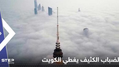 الضباب الكثيف يغطي الكويت