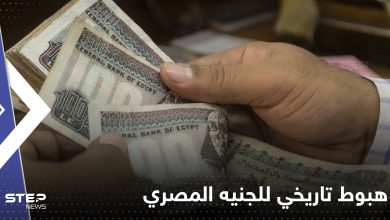 هبوط تاريخي لـ الجنيه المصري أمام الدولار
