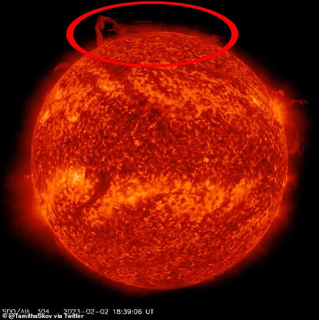 67516595 11732587 A piece of the sun broke off and is circling the northern pole l a 38 1675973837425