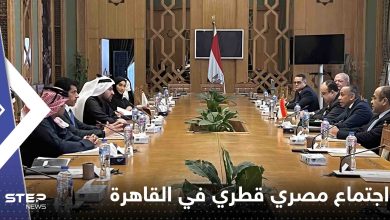 اجتماع مصري قطري في القاهرة