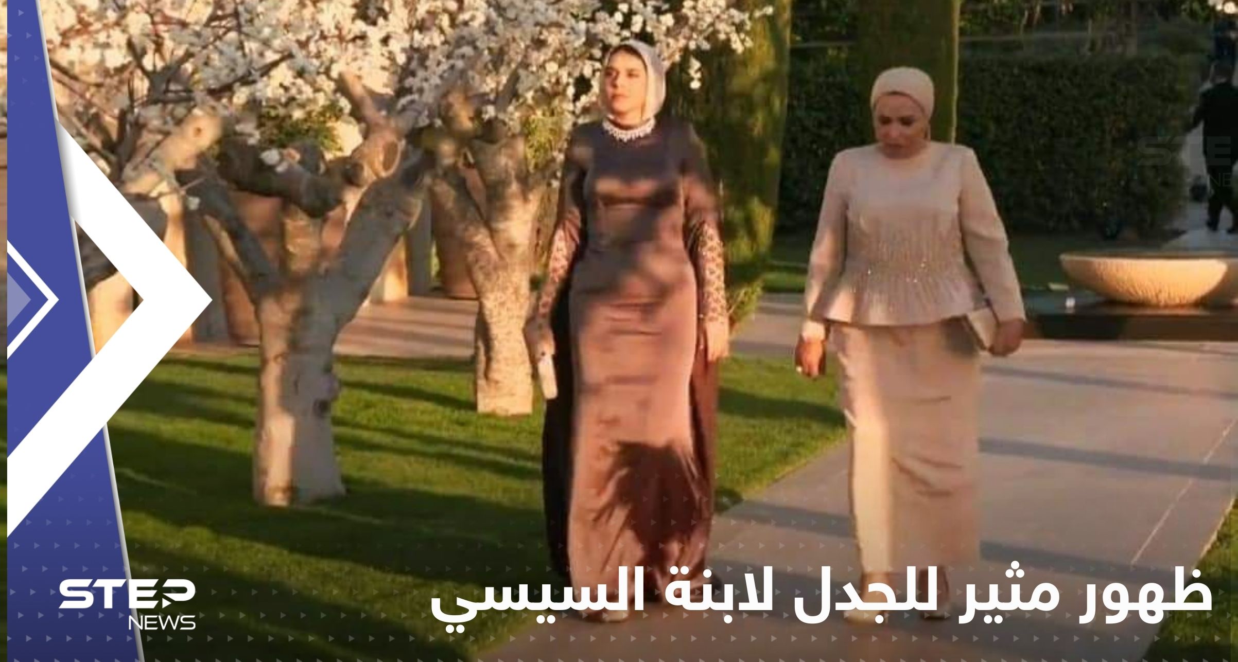 ظهور مثير للجدل لابنة السيسي في حفل زفاف الأميرة إيمان