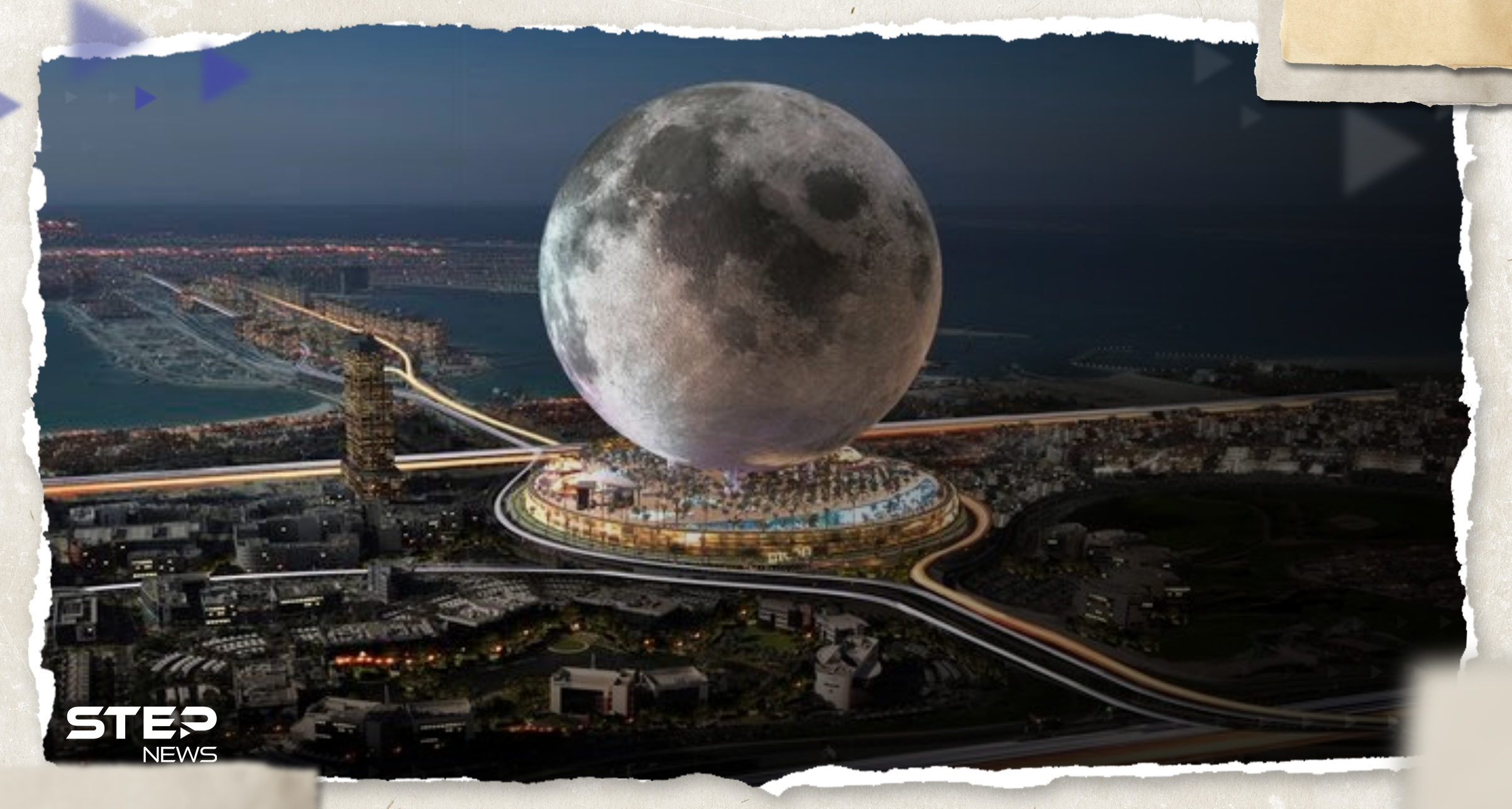 "قمر دبي".. مشروع ضخم لبناء نسخة من القمر على الأرض  