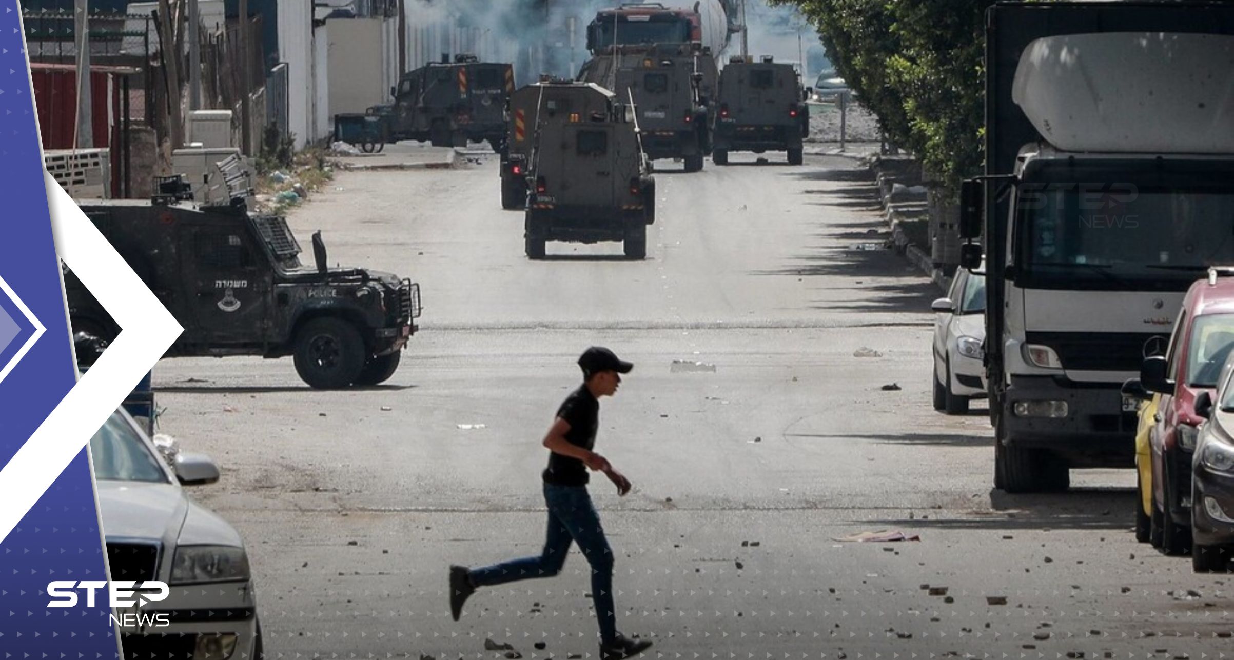 شاهد|| الجيش الإسرائيلي يقتحم نابلس.. وأنباء عن مقتل شاب فلسطيني وإصابة آخر