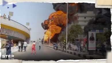 بالفيديو|| انفجار هائل والدخان يغطي سماء منطقة المعنا المصرية والسُلطات تكشف التفاصيل
