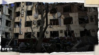 قصف مطعم مكتظ بالناس في أوكرانيا