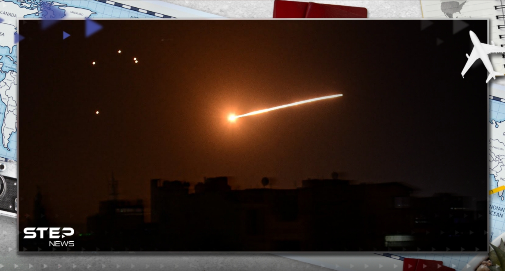 شاهد| دمشق تكشف تفاصيل الهجوم الإسرائيلي على أهداف بحمص.. وصاروخ سوري يسقط داخل إسرائيل