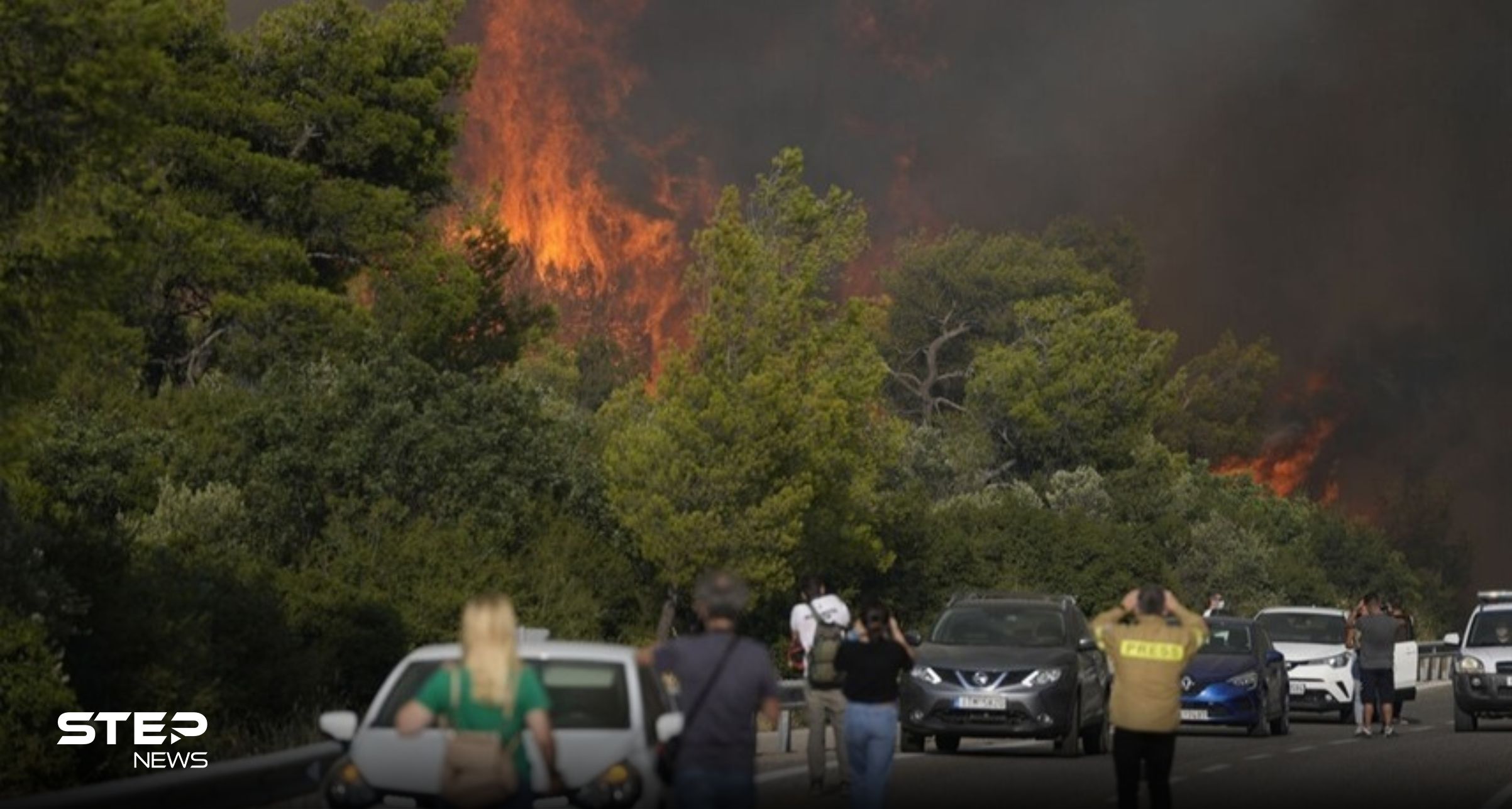 حرائق الغابات في رودس تخرج عن السيطرة