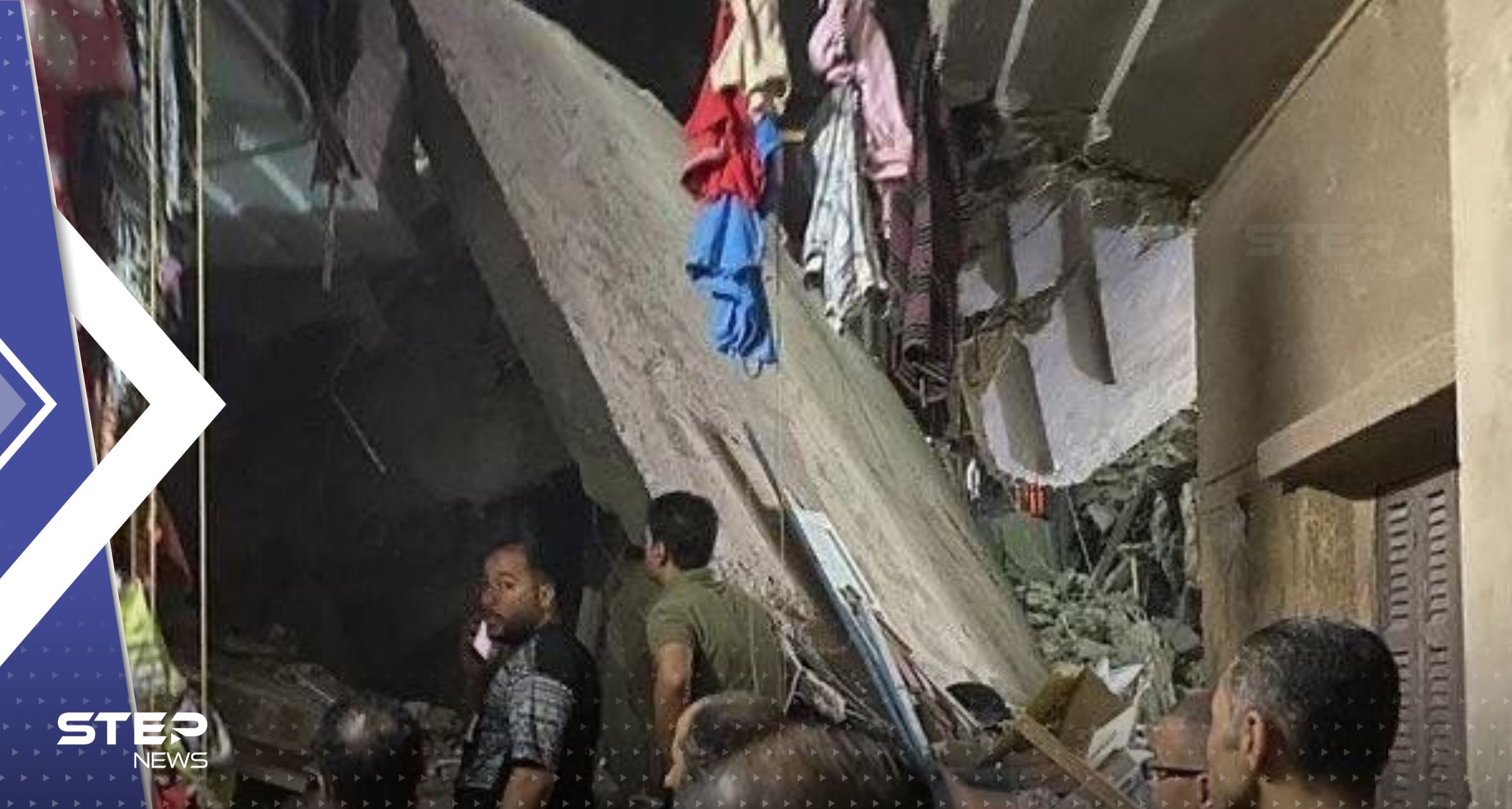 شاهد|| انهيار جديد لعقار سكني في القاهرة.. وأنباء عن مقتل 6 أشخاص
