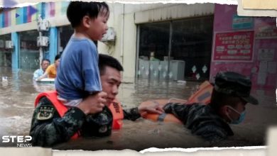 الأمطار تغرق شمال الصين