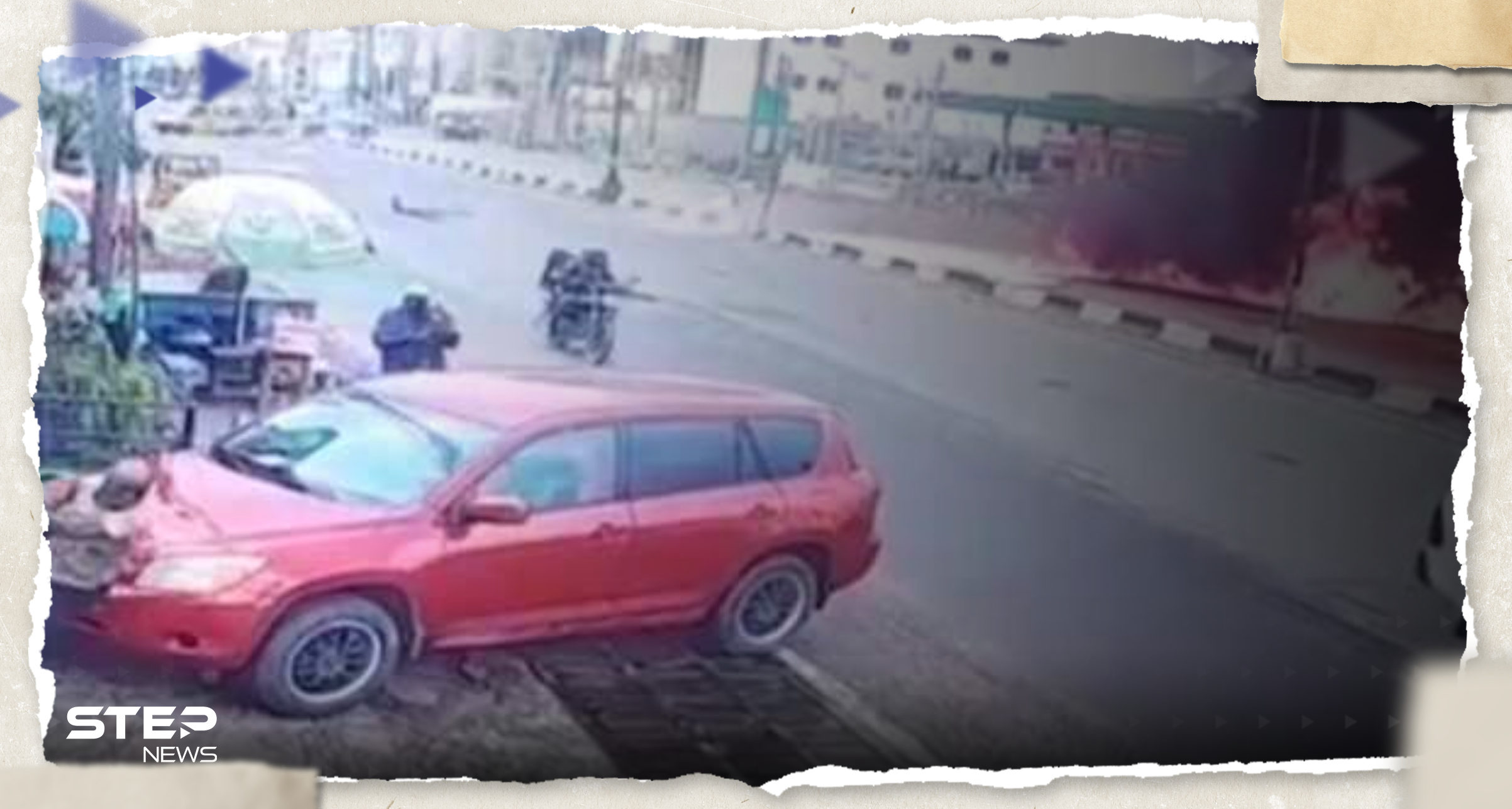بالفيديو|| لحظة سقوط طائرة مدنية تحولت لكرة لهب في شوارع مدينة نيجيرية