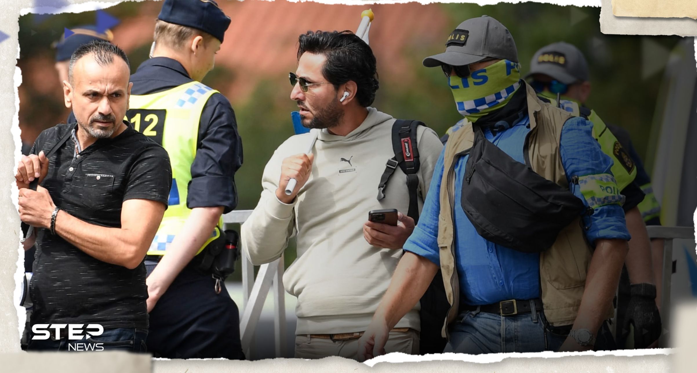 - حشد من المسلمين في السويد يوجهون الشتائم للشرطة