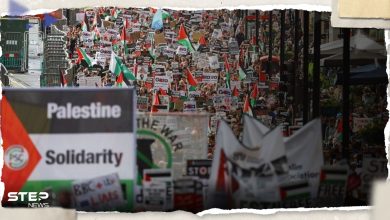 بالفيديو أكثر من 100 ألف متظاهر في لندن يشاركون في مسيرة داعمة لفلسطين