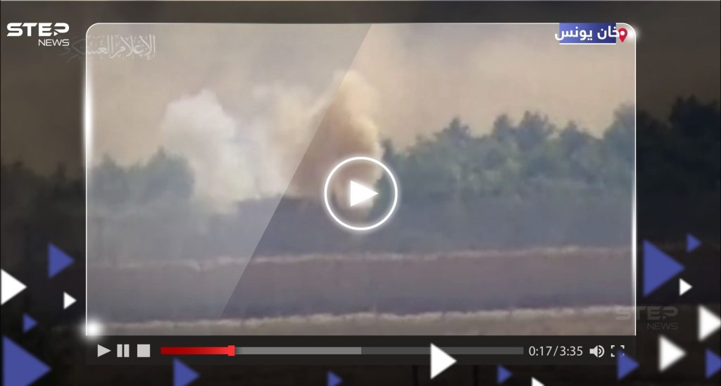 بالفيديو كتائب القسام تقصف تجمعات للجيش الإسرائيلي شرق خان يونس