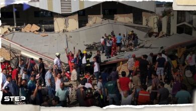 شاهد|| لحظة انهيار كنيسة بالمكسيك على رؤوس المصلين.. وقتلى ومحاصرين تحت الأنقاض