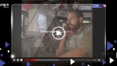 فيديو متداول لضابط إسرائيلي داخل آلية عسكرية يوثق لحظة قصف مدرسة الفاخورة بغزة